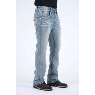 Platini Holt Men's Light Blue Slim Fit Jeans