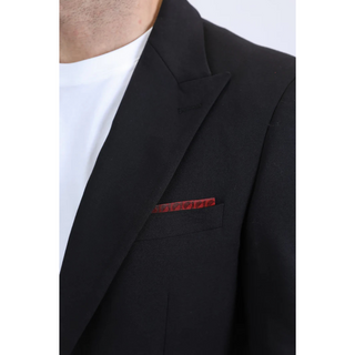 Platini Men's Modern Fit Blazer - Black