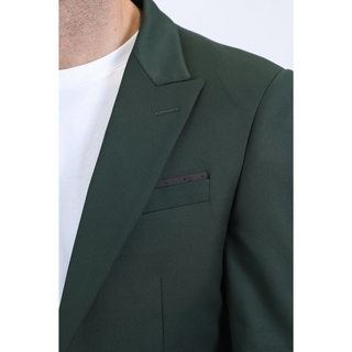 Platini Men's Modern Fit Blazer - Forest