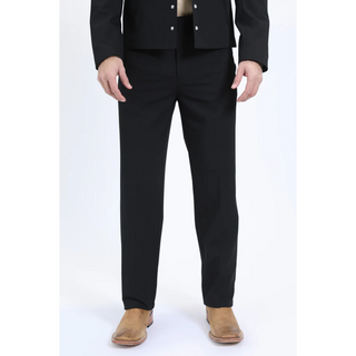 Platini Men's Western Sport Suit - Black