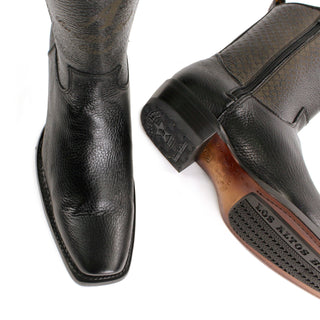 Pair of Genuine deer boots feature a rich full-grain leather finish paired with beautiful detailing for durability and character