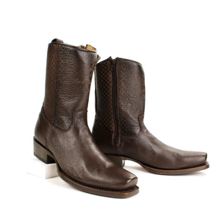 Pair of Genuine Deer boots feature a rich full-grain leather finish paired with beautiful detailing 