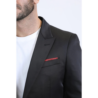 Platini Men's Modern Fit Blazer - Black