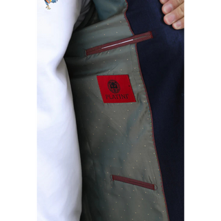 Platini Men's Modern Fit Blazer - Navy