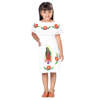 Artisanal Mexican Dress- White 