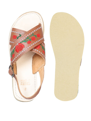 Mexican Artisanal Sandals Leather Tang