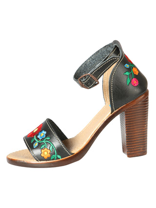 Mexican Artisanal Sandals Leather Black