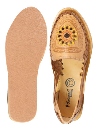 Mexican Artisanal Sandals Leather Tang