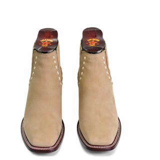 Los Altos Ladies Nubuck Ankle Boots - Oryx