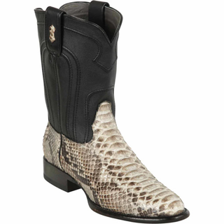 Los Altos Roper Python Cowboy Boot - Natural