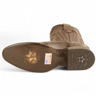 Los Altos Belmont Roper Cowboy Boot - Brown