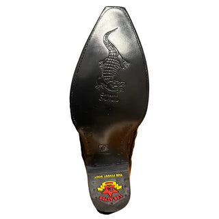 Los Altos Snip Toe Caiman Tail Boot