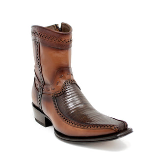 Los Altos Teju European Toe Boot - Faded Brown