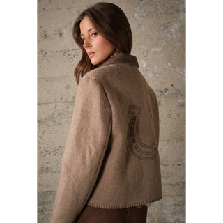 Western Two-Tone Embroidered Jacket