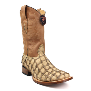 Los Altos Exotic Pirarrucu Moka Boot right view 