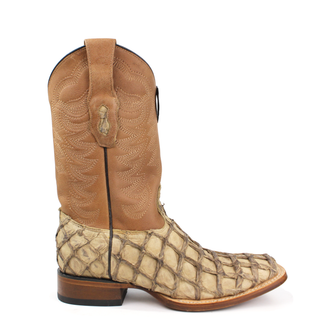 Los Altos Exotic Pirarrucu Moka Boot right view 