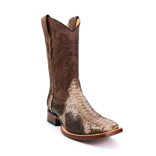 Los Altos exotic Python boot right view 