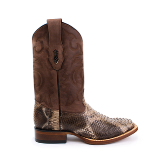 Los Altos Python Wide Square Toe Boot - Oryx