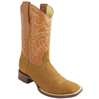 Los Altos Men’s Western Nubuck Boot in Shedron right view 