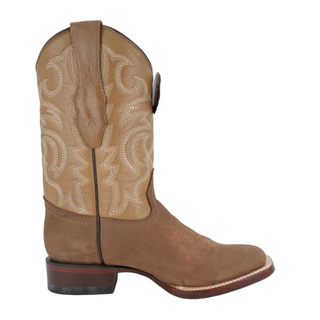 Los Altos Men’s Western Nubuck Boot in Shedron right angle