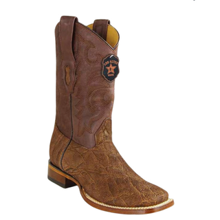 Los Altos Elephant Square Toe Cowboy Boot - Brown