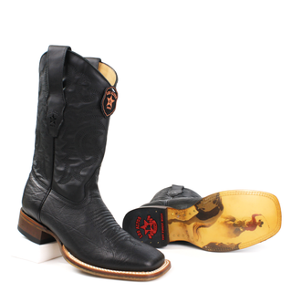 Los Altos Bull Shoulder Rodeo Square Toe Cowboy Boot