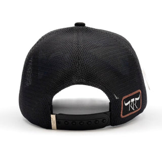 The King Ranch "Mantaraya" Cap - Black & Silver