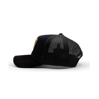 The King Ranch "Deer" Cap - Black & Gold