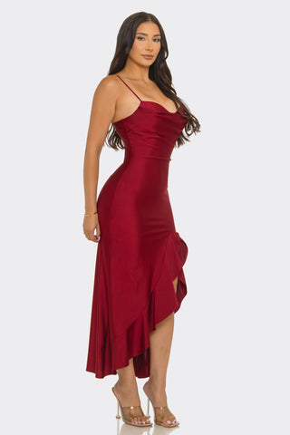 Midnight Rodeo High-Low Dress