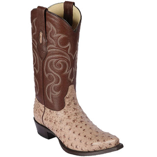Los Altos Snip Toe Ostrich Boot