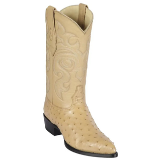 Los Altos Ostrich J Toe Cowboy Boot - Oryx
