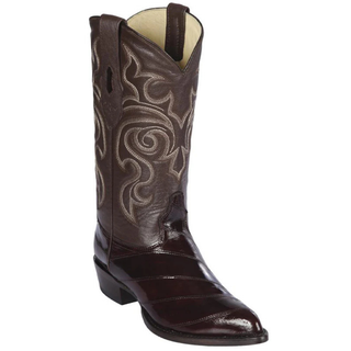 Los Altos Eel J Toe Cowboy Boot - Brown