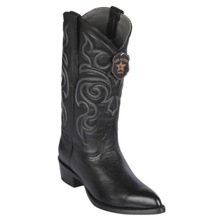 Los Altos Elk J Toe Cowboy Boot - Black