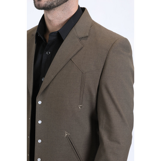 Platini Men's Western Sport Suit - Brown