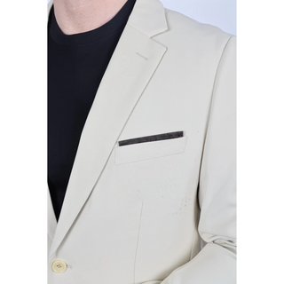 Platini Men's Modern Fit Stretch Date Night Blazer - Beige