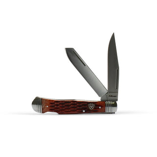 Ariat Brown Muskrat Large Folding Knife