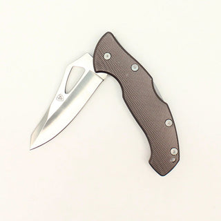 Ariat Grey Plain Blade Folding Knife