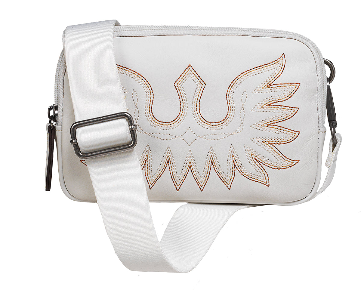 NEW ARIAT women\'s leather belt in white ARIAT Women main image 2