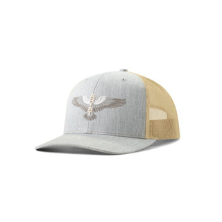 Ariat Eagle Trucker Hat- Denim & Tan