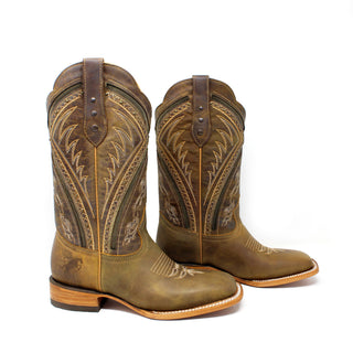 "Aurora" Artillero Women's Cowboy Boot - Desert Tan