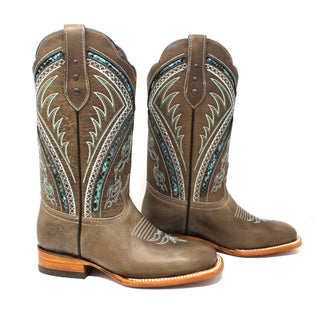 "Aurora" Artillero Women's Cowboy Boot - Desert Taupe