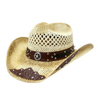 Ladies Urban Studded Rustic Country Hat