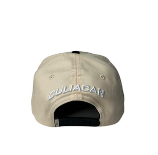 Culiacán Series “TC” Clover Snapback – Cream / Black