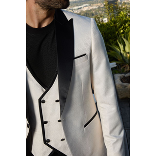 Platini Men's Jacquard Blazer & Vest