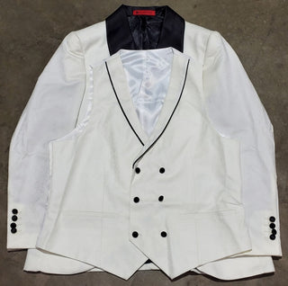 men's tuxedo jacket and matching double-breasted vest