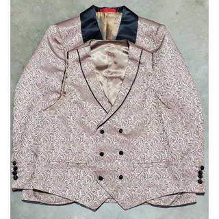  Platini men's tuxedo jacket and matching double-breasted vest