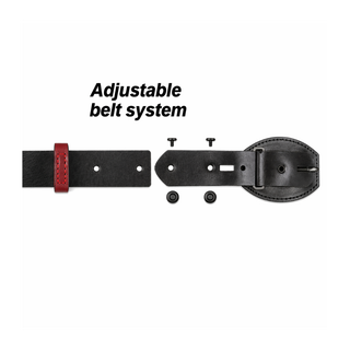 Los Altos Caiman Belly Laser Belt with Square Buckle - Porto Gray