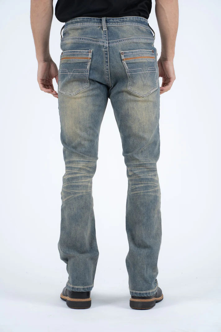 Holt Men's Dirty Bleu Slim Boot Cut Jeans – Chepo'sWesternWear