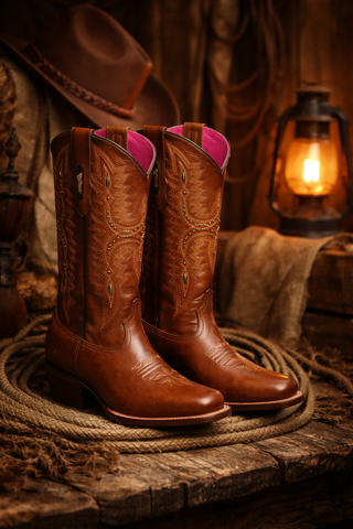 Rio Grande Agata Square Toe Cowgirl Boot