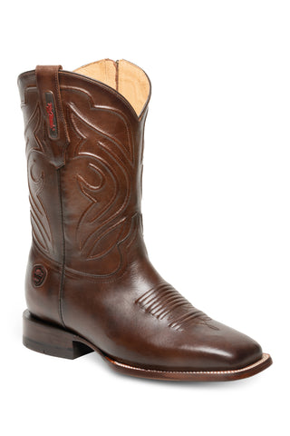 Rio Grande City Leather Square Toe Boots